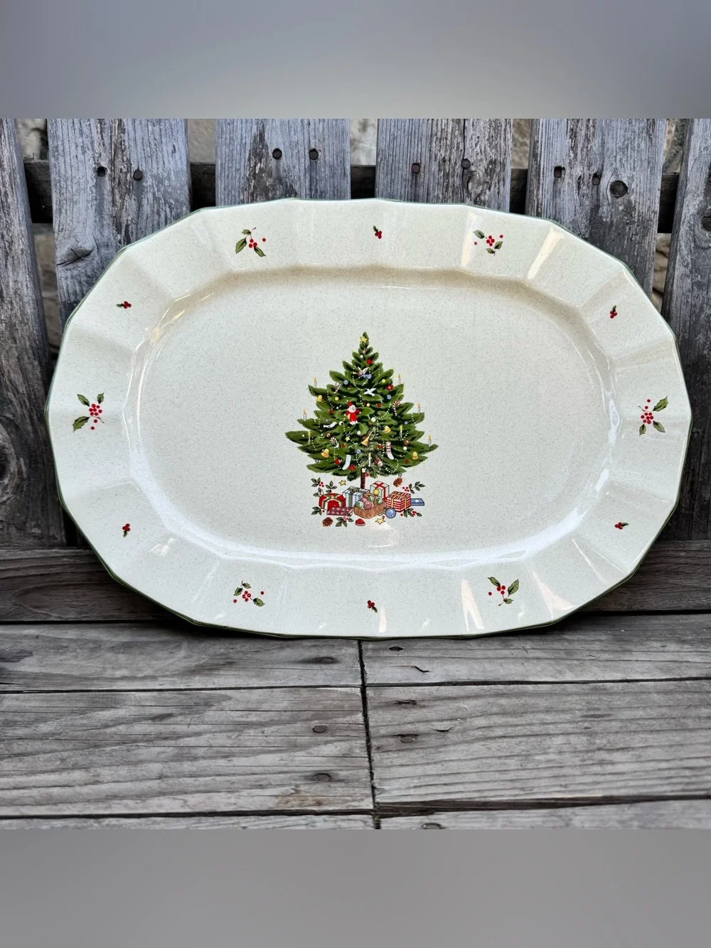 Vintage Studio Nova Christmas Platter 15